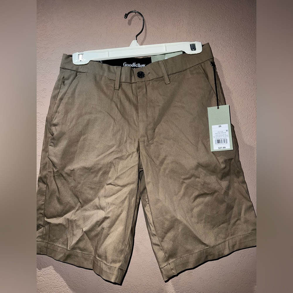 Target Goodfellow & Co Men's Brown Flat Front Shorts